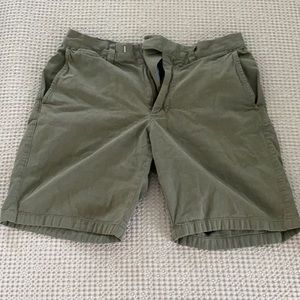 Green men’s shorts